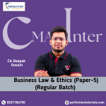 CMA Inter, Business Law & Ethics (Paper-5), Regular Batch, BY CA Deepak Gusain