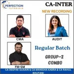 CA Inter, Group-2 Combo ( CMA+AUDIT+FM-SM), Recorded/ Live Batch, For Sep'26 & Jan'27 Exams