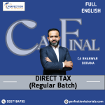CA Final Direct Tax (Regular Batch) for Sep 26 & Jan 27 - Full English By CA Bhanwar Borana