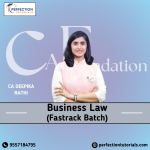 CA FOUNDATION, LAW, EXAM-ORIENTED, BY CA DEEPIKA RATHI FOR SEP'26 & JAN'2027 EXAMS