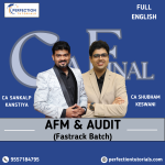 CA Final, Audit & AFM, Exam Oriented Batch, For Nov 26 & May 27 Exams Full English