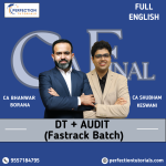 CA Final DT & Audit (Exam Oriented - Fastrack Batch) For Nov'26 - Full English