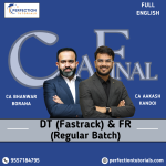 CA Final DT (Exam Oriented Batch) & FR (Regular Batch) For May/Nov 26/27/28 Exams (Full English)