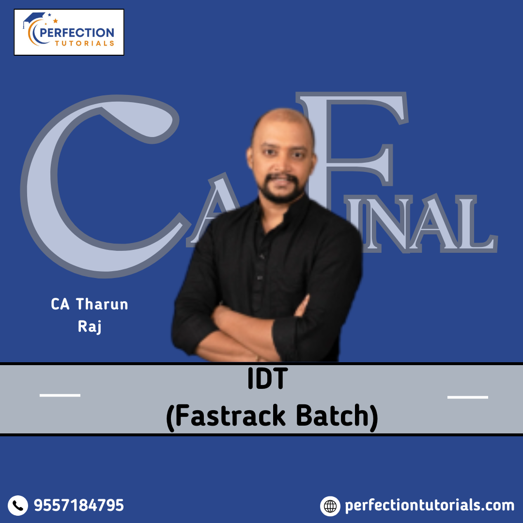 Ca Final Indirect Tax Exam Oriented Batch By Ca Tharun Raj For Sep