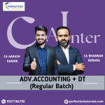 CA INTER ADVANCE ACCOUNTING & DIRECT TAX COMBO REGULAR BATCH FOR Sep'26 & Jan'27 EXAMS