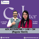 CA Inter, Advance Accounts & Law & SM, Regular Batch, For Sep'26 & Jan'27 Exams