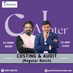 CA Inter, Costing & Audit, Regular Batch By CA Vinod Reddy & Audit For Sep 26 & Jan 27 Exams