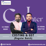 CA Inter Costing & GST Regular Batch By CA Vinod Reddy CA Vishal Bhattad
