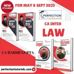 CA Inter–Law-Set of 4 books [Vol(1&II)+Compact+MCQ] For Sept'25 & Jan'26 Exams