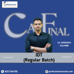 CA/CMA Final Indirect Tax (Regular Batch) For May/June 27 & Nov/Dec 27 Exams & onwards by CA Siddhesh Valimbe