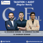CA Final Taxation & Audit (Regular batch) For May/Nov 26/27/28 Exams By CA Bhanwar Borana, CA Siddhesh Valimbe & CA Shubham Keshwani