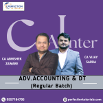 CA Inter Group-1 Advance Accounting & Direct Tax Regular Batch For Sep'26 & Jan'27 Exams