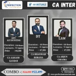 CA INTER ADVANCED ACCOUNTING & DIRECT TAX & LAW, REGULAR BATCH, FOR Sep'26 & Jan'27 Exams