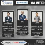 CA Inter Corporate & Other Law, Advanced  Accounting & Direct Tax (Regular Batch) For Sep'26 & Jan'27 Exams