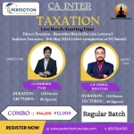CA Inter Combo | DT & GST | Regular Batch | CA Shirish Vyas, CA Vishal Bhattad | May/Sep'26 Exams