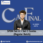 CA FINAL SPOM Set A + Set C Combo Regular Batch By CA Harsh Gupta