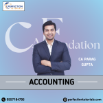 CA Foundation Accounting Regular Batch By CA Parag Gupta For Sep'26 & Jan'27 Exams