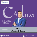CA Inter Cost and Management Accounting Fastrack Batch by CA CS Anshul Agrawal for May/Sep'2026 Exams