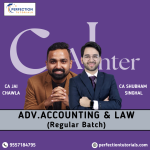 CA Inter Combo | Advanced Accounting & Law | Recorded/Live Batch | CA Jai Chawla, CA Shubham Singhal | Sep'26 & Jan'27 Exams