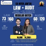 CA Inter Law + Audit Regular Batch By CA Shubham Singhal & CA Isha Agarwal For Sept' 26 & Jan'27