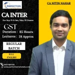CA Inter GST Regular Batch By CA Nitin Nahar Full English For Sep 25 & Jan 26 Exams