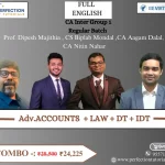 CA Inter Group 1 Combo Regular Batch Full English For May/Sep' 2026 Exams