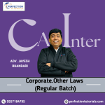 CA Inter Corporate And Other Laws Recorded/ Live Batch For Sep'26 & Jan'27 Exams