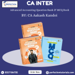 CA Inter Advanced Accounting Question Bank & MCQ Book By CA Aakash Kandoi Applicable For May 26 & Onwards