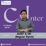 CA Inter Audit & SM Combo Regular Batch By CA Siddharth Agarwal For Sept 26 & Jan 27 Exams