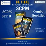 CA Final SCPM SET B Combo Book Set By CA Sankalp Kanstiya Applicable For Sept_25 & Jan_26 Onwards
