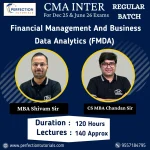 CMA Inter Financial Management And Business Data Analytics (FMDA) Regular Batch By CS Chandan Sir & MBA Shivam Sir for Dec 25 & June 26 Exams