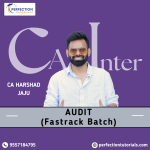 CA Inter Audit New Fastrack for May & Sept 2026 & Jan 27 by CA Harshad Jaju