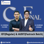 CA Final IDT Regular and Audit FastTrack Combo For Nov'2026/27/28 Exams