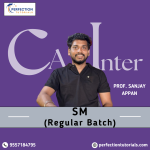 CA Inter Strategic Management (Regular Batch) for May 26, Sep 26 & Jan 27 By Prof. Sanjay Appan