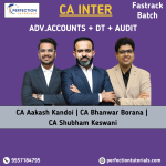 CA Inter Adv. Accounts , DT & Audit (Exam Oriented-Fastrack Batch) For Sep 26 & Jan 27 Exams