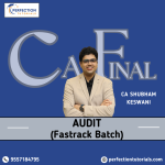 CA Final Audit Live Guidance (Fastrack Batch) For Nov'26 & May'27 Exams By Shubham Keswani