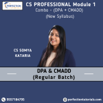 CS PROFESSIONAL Module 1 Combo – (DPA + CMADD) (New Syllabus)