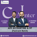 CA Inter Advanced Accounts & Direct Tax (Fastrack Batch) For Sep'26 & Jan'27 Exams