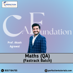 CA Foundation Maths (QA) (Exam Oriented) Sep'26 & Jan'27 onwards Exams By Prof. Akash Agrawal