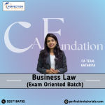 CA Foundation LAW Exam Oriented Batch by CA CS Tejal Katariya For Sep'26 & Jan'27Exams