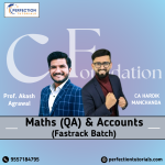 CA Foundation Maths (QA) & Accounts (Exam Oriented) for Jan, May 26 & onwards Exams
