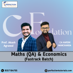 CA Foundation Maths (QA) & Economics (Exam Oriented) for Jan, May 26 & onwards Exams