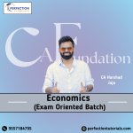 CA Foundation Economics Exam Oriented By CA Harshad Jaju For Sep'26 & Jan'2027 Exams