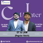 CMA Inter DT & Law Regular Combo By CA Vijay Sarda & CS Satish Baheti