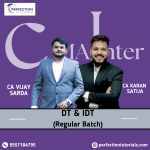 CMA Inter DT IDT Regular Lectures By CA Vijay Sarda & CA Karan Satija
