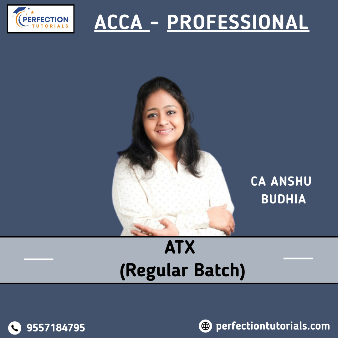 ACCA PROFESIONAL (BY CA ANSHU BUDHIA)