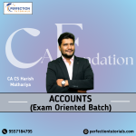 CA Foundation Accounts Exam Oriented Batch For Sep'26 & Jan'27 Exams By CA CS Harish Mathariya