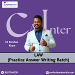 CA Inter Law Practice & Answer Writing Batch By CA Darshan Khare For Sep'26 & Jan'27 Exams