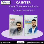 CA Inter Audit & SM New Books Set 📚  For JAN/MAY'2026 Exams 🎯 GROUP II Combo 💼