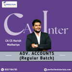 CA Inter Adv.Accounts Regular for May & Sept. 26 by CA CS Harish Mathariya